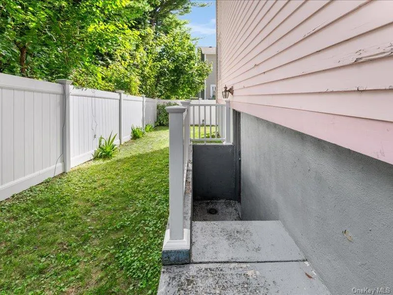 Stairs to basement. Stairs to basement.
