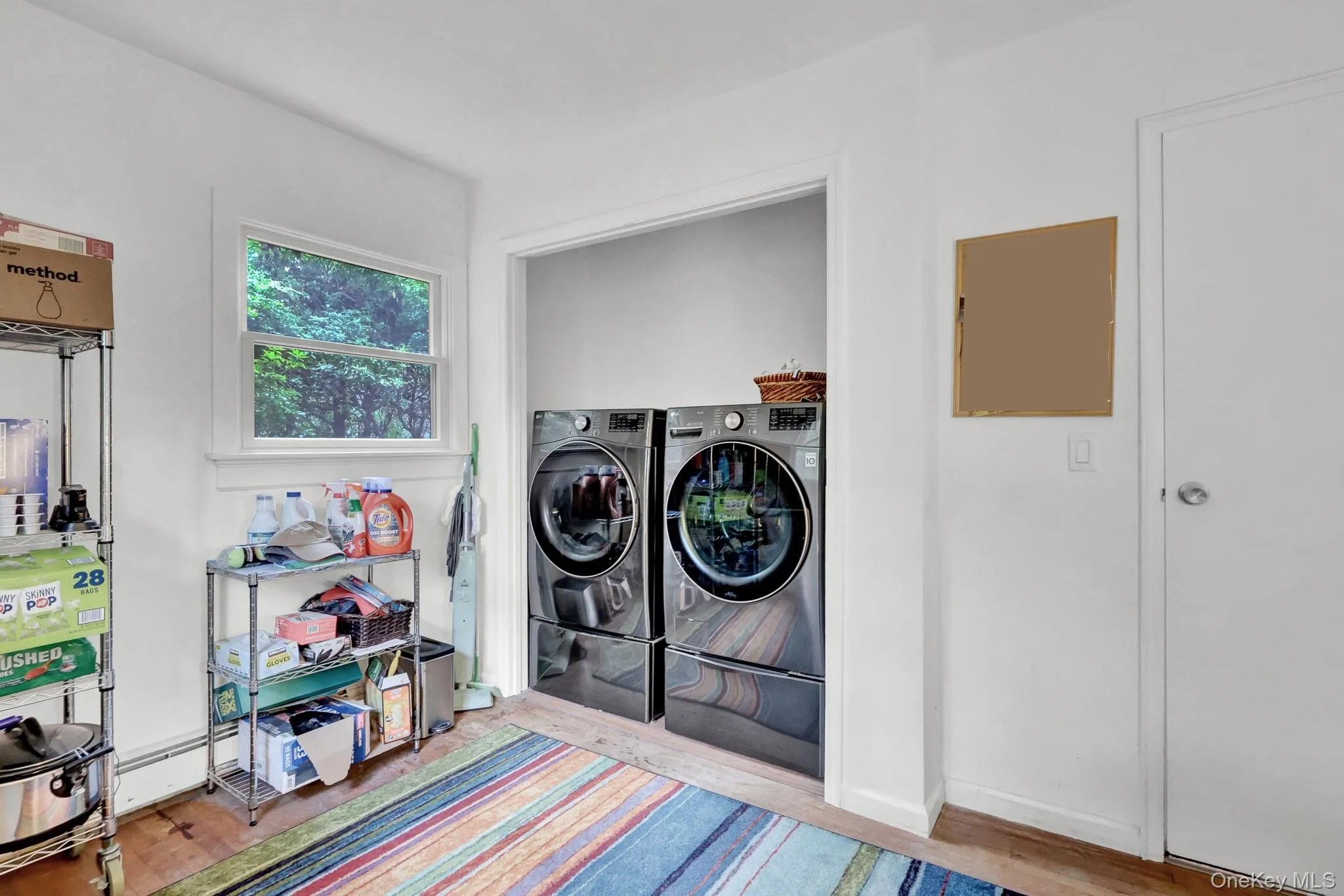 Versatile main floor bedroom or laundry room Versatile main floor bedroom or laundry room