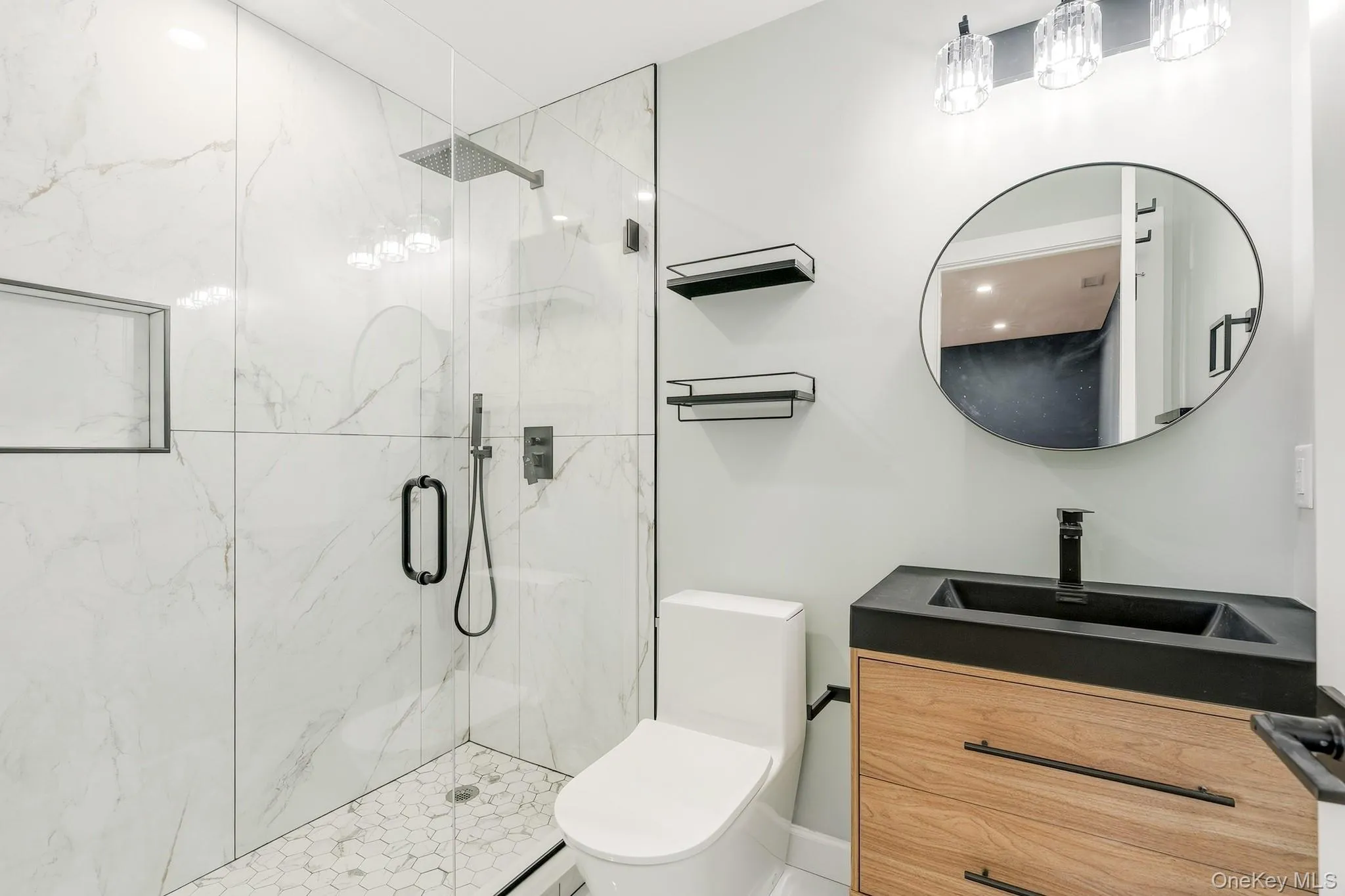 2nd full bathroom with modern design, walk in shower, and sophisticated finishes 2nd full bathroom with modern design, walk in shower, and sophisticated finishes