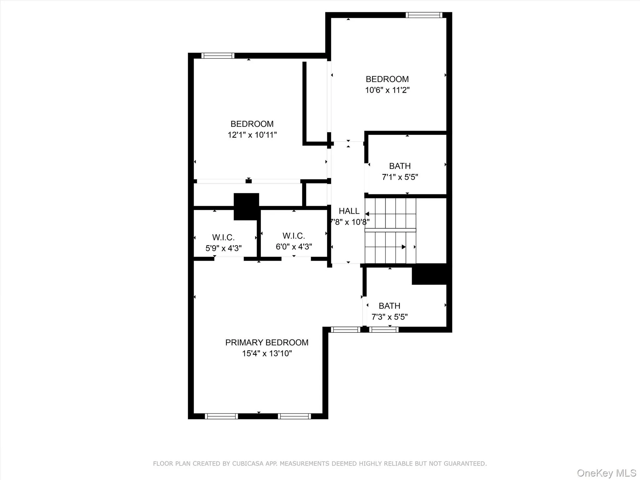 Second level floor plan Second level floor plan