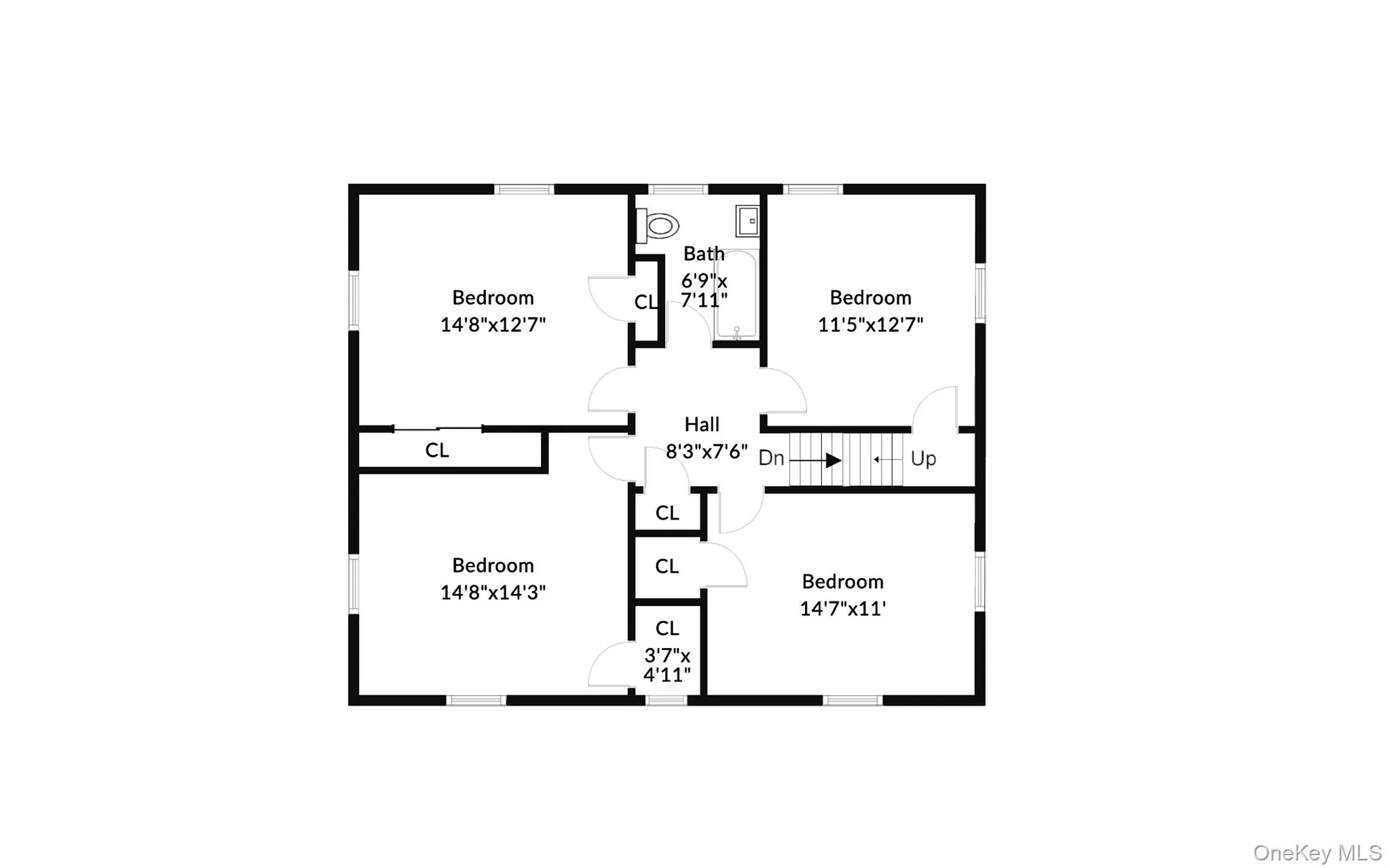 Level two floor plan Level two floor plan