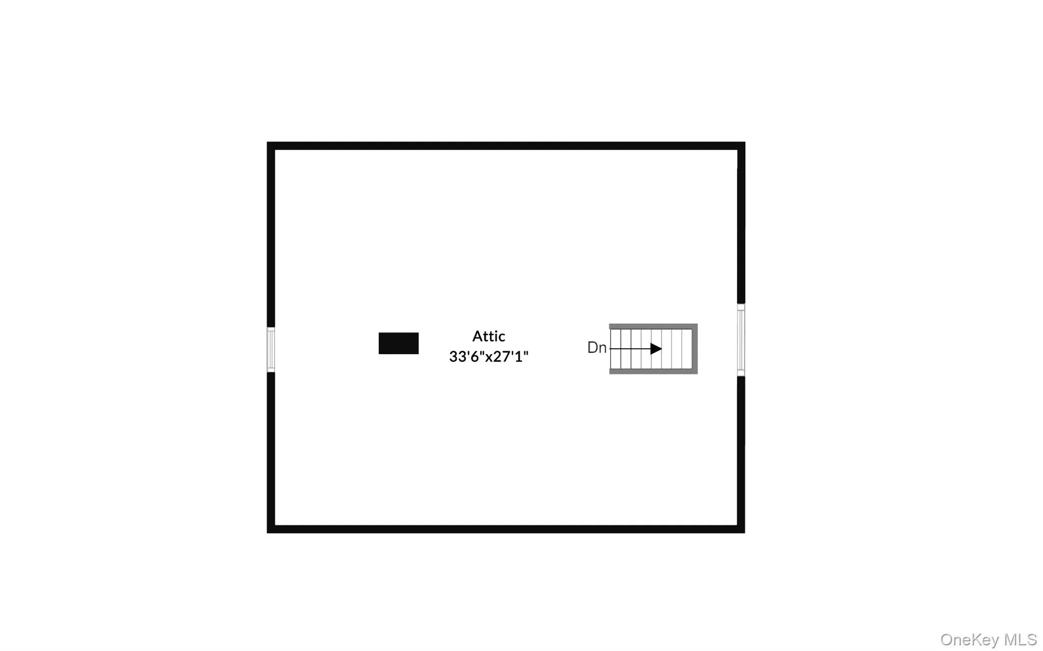 Large walk-up attic Large walk-up attic