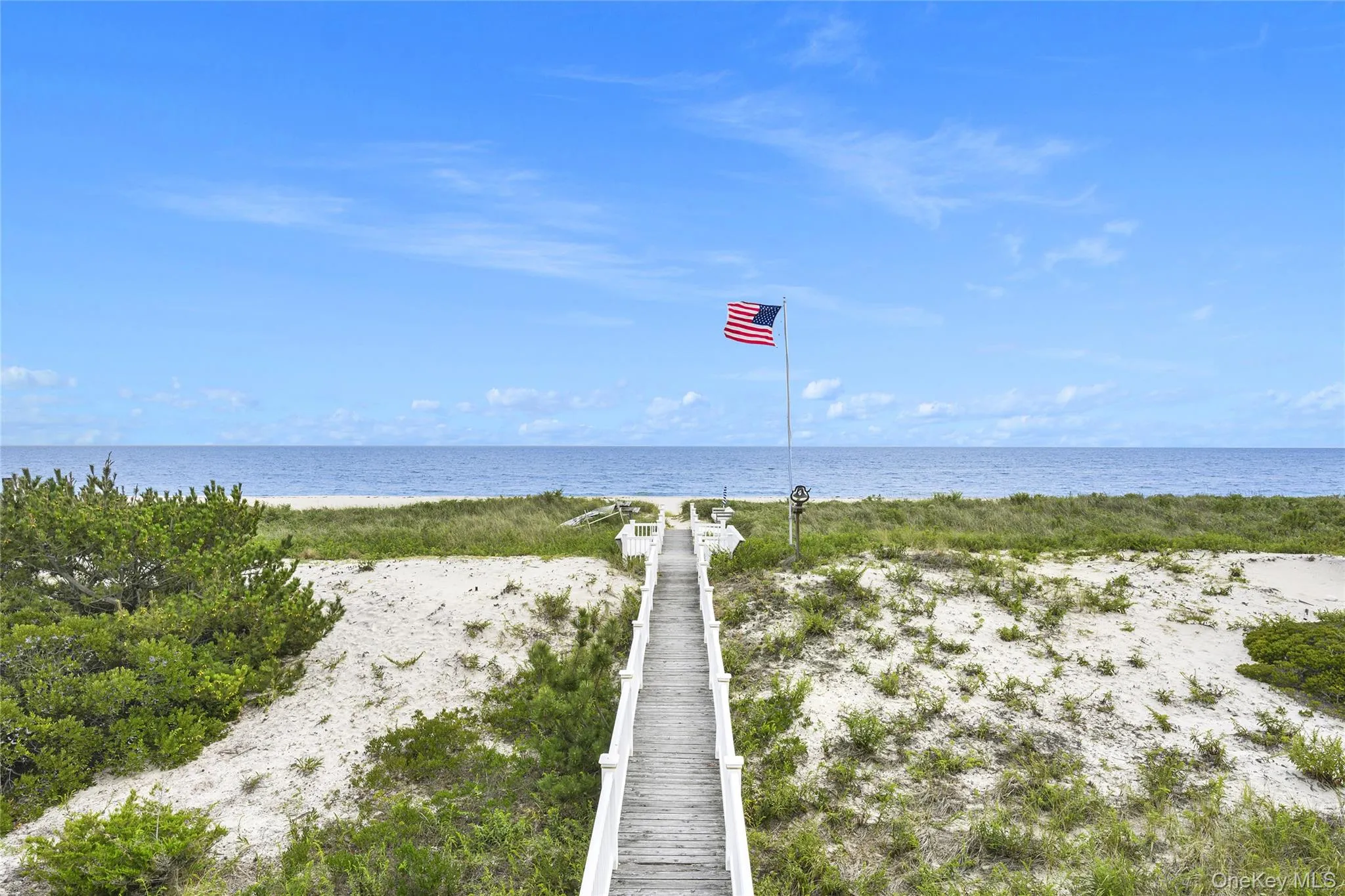 Your private Oceanfront boardwalk with double dune deck resting benches Your private Oceanfront boardwalk with double dune deck resting benches