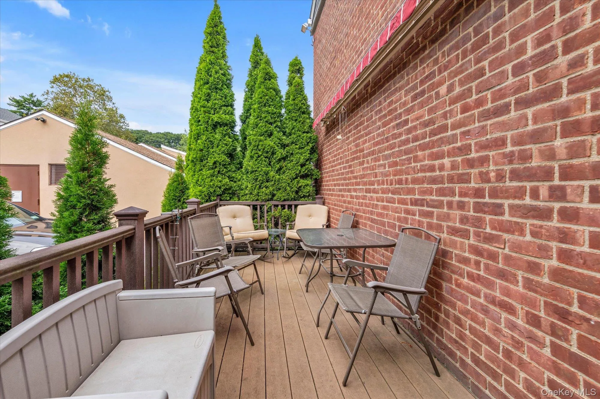 Back 7 x 20' Patio w/ trex patio flooring Back 7 x 20' Patio w/ trex patio flooring
