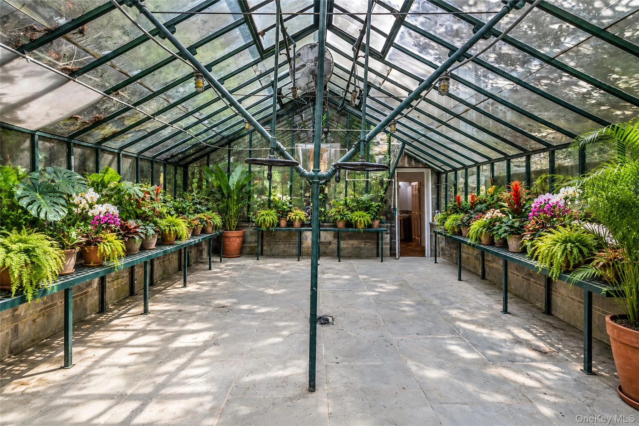 Greenhouse with fireplace Greenhouse with fireplace