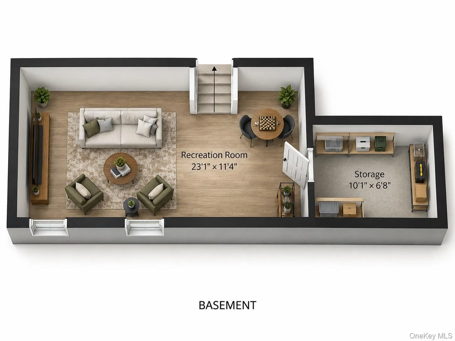 Basement level: Illustration purpose only. Basement level: Illustration purpose only.