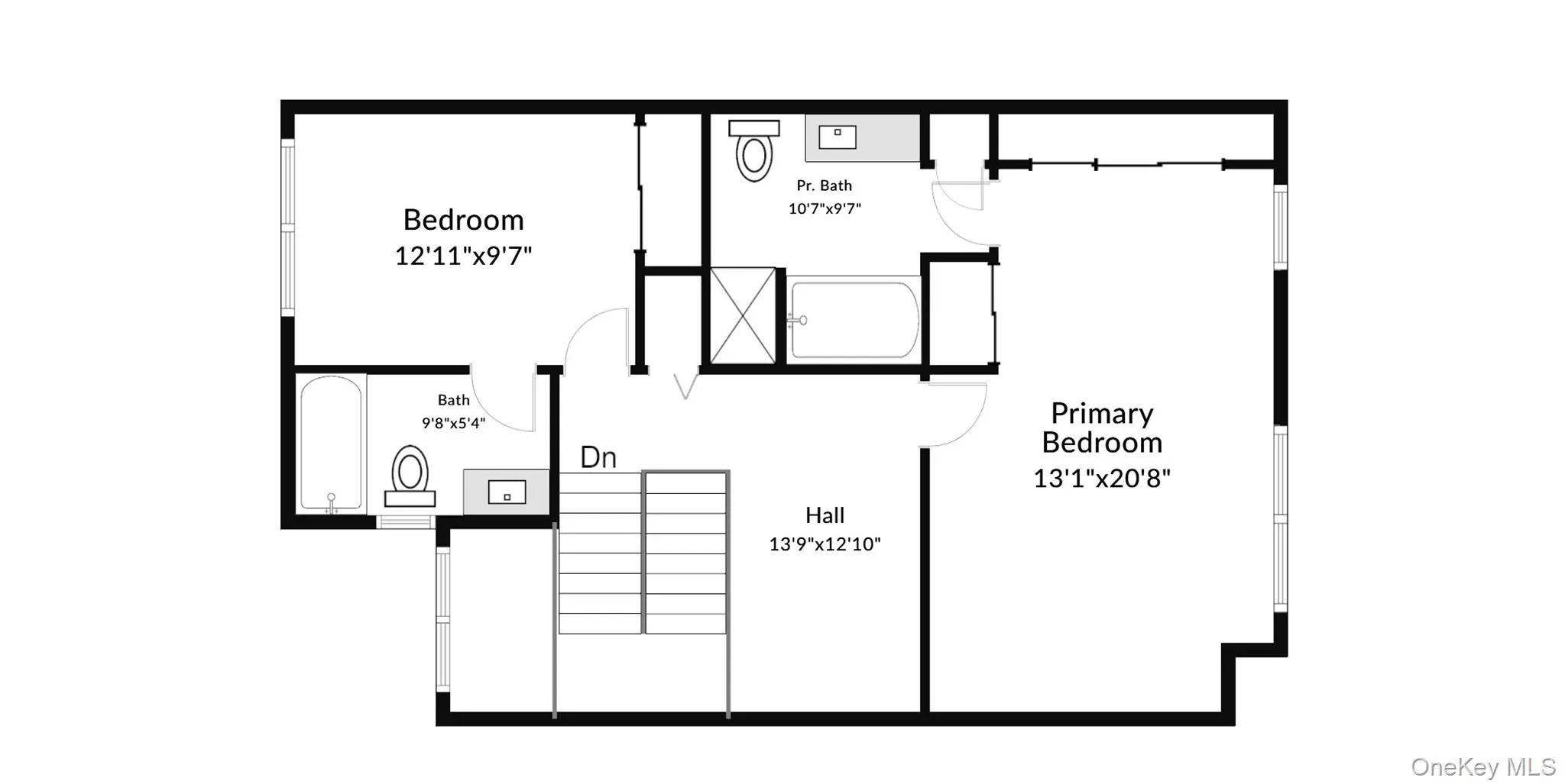 The second floor diagram shows the great space of the primary bedroom and the versatility of the loft. The second floor diagram shows the great space of the primary bedroom and the versatility of the loft.