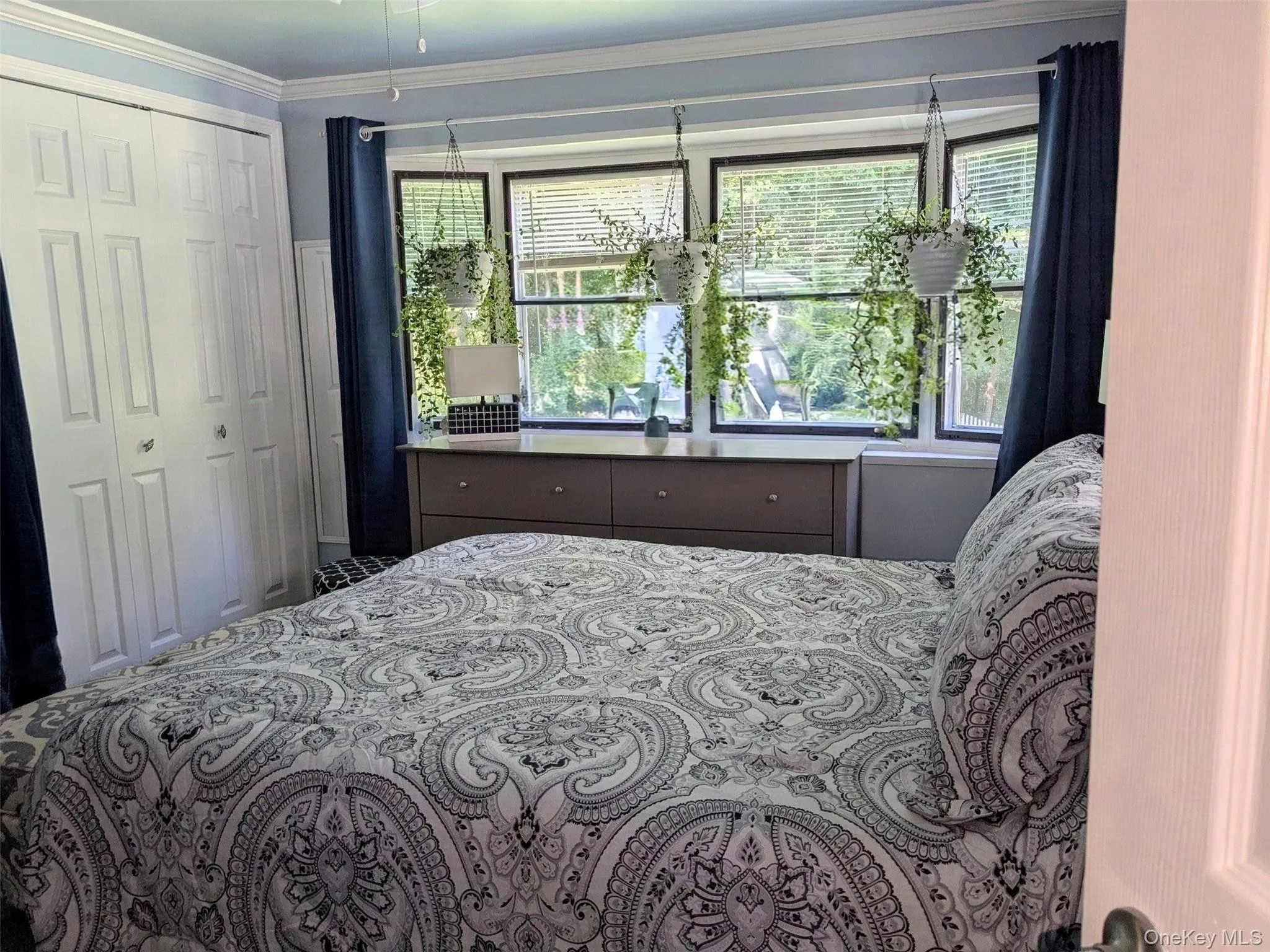 Primary bedroom with queen size bed and 2 closets. Primary bedroom with queen size bed and 2 closets.