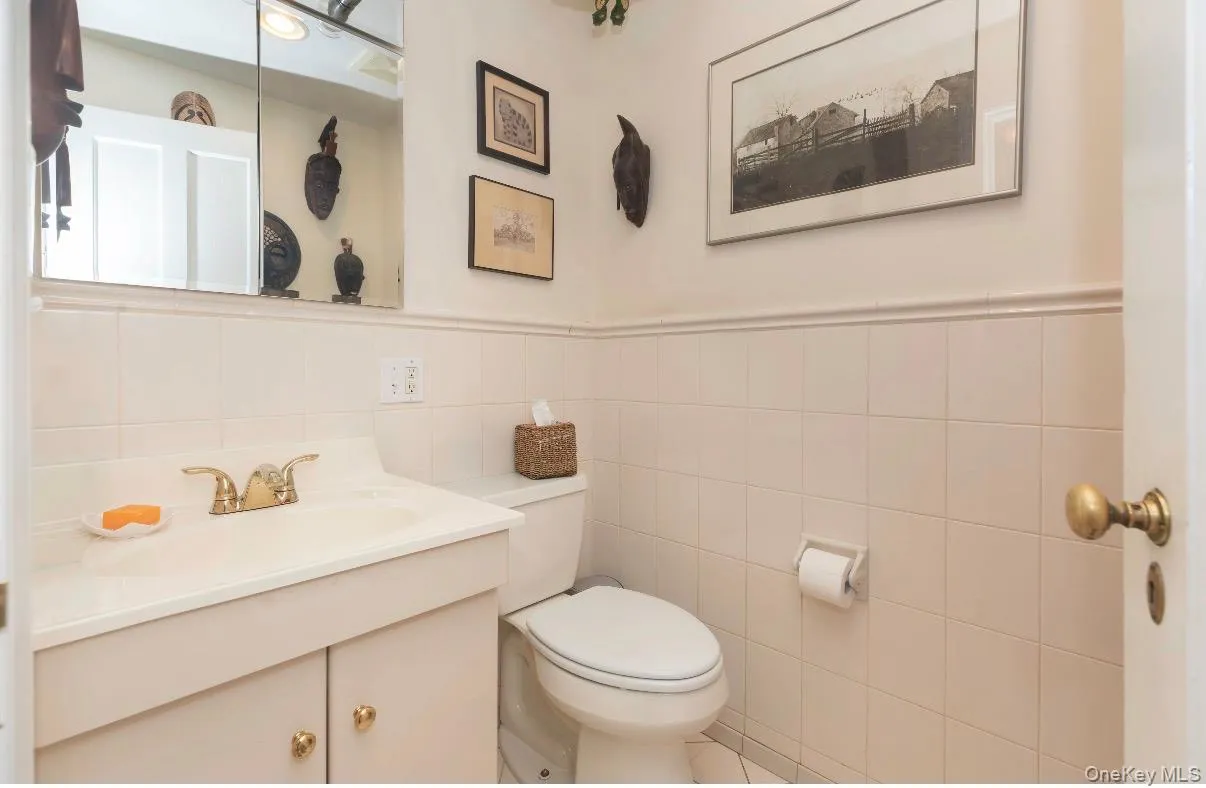 Half bath on first floor Half bath on first floor
