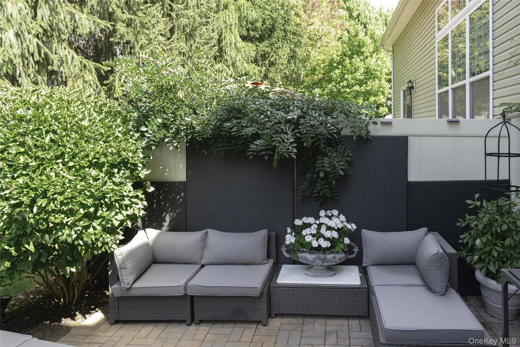 Outdoor terrace with garden Outdoor terrace with garden