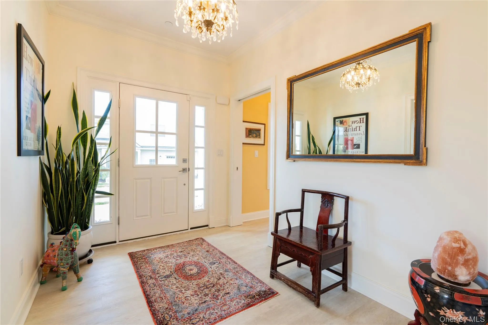Sunny Open Foyer Entrance into Home Sunny Open Foyer Entrance into Home