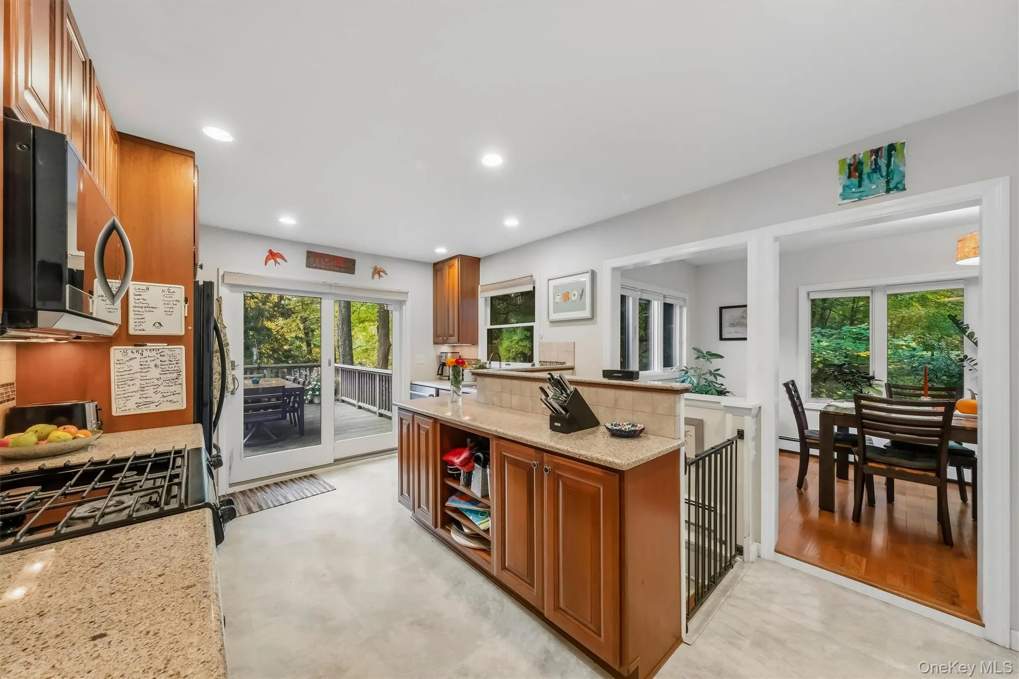 Kitchen offers good counter space for prep work. Kitchen offers good counter space for prep work.