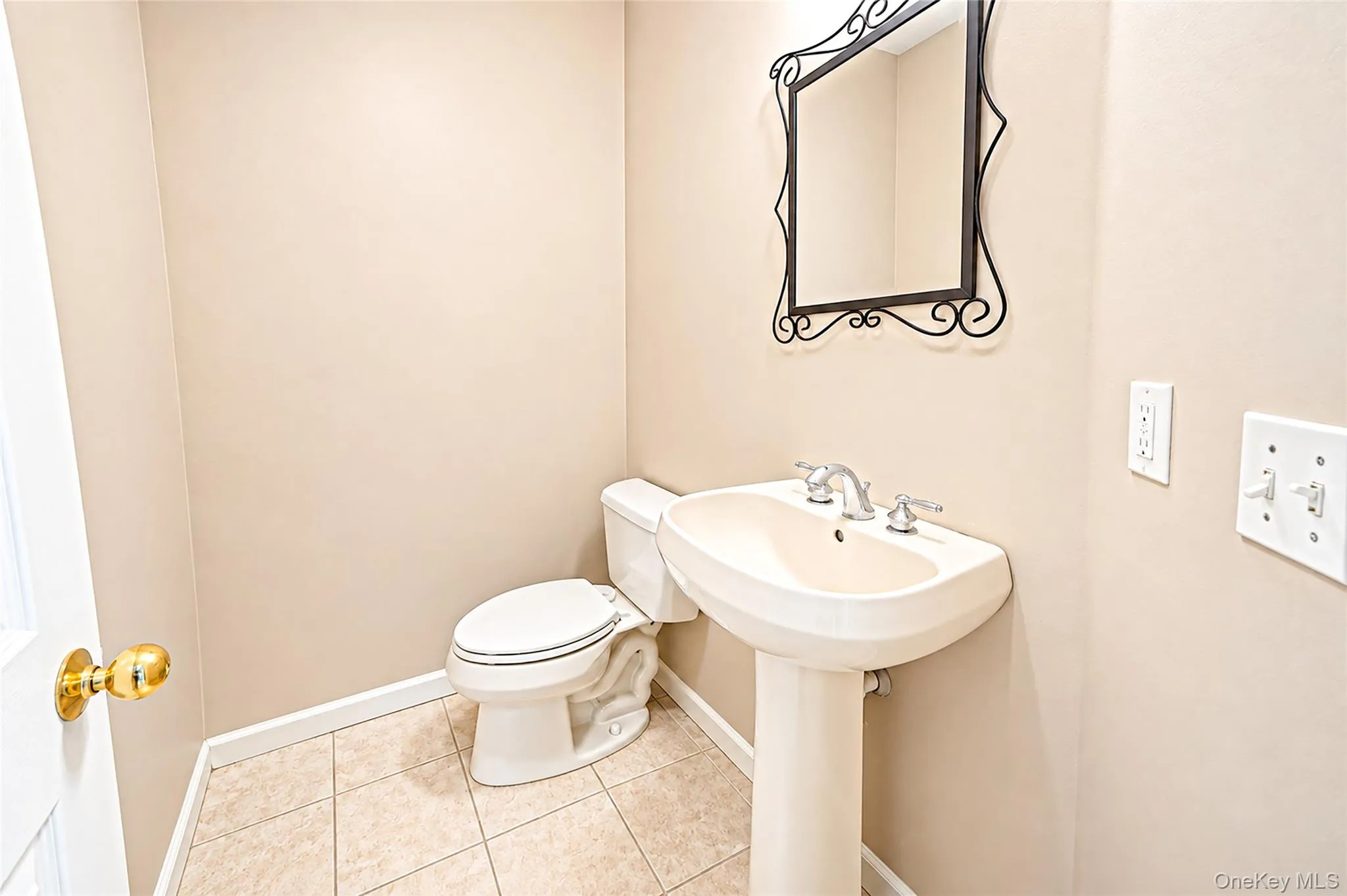 Powder room on main level Powder room on main level