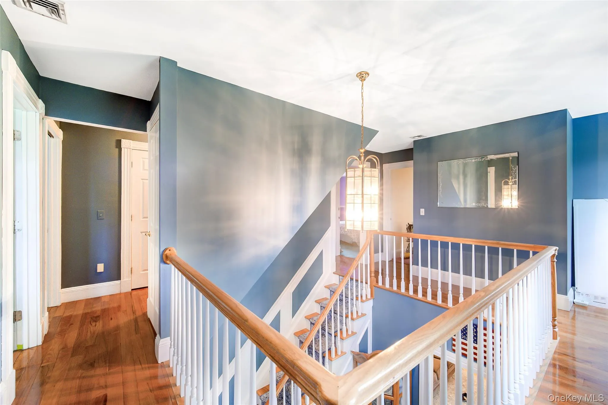 Open stairway/hallway to second floor Open stairway/hallway to second floor
