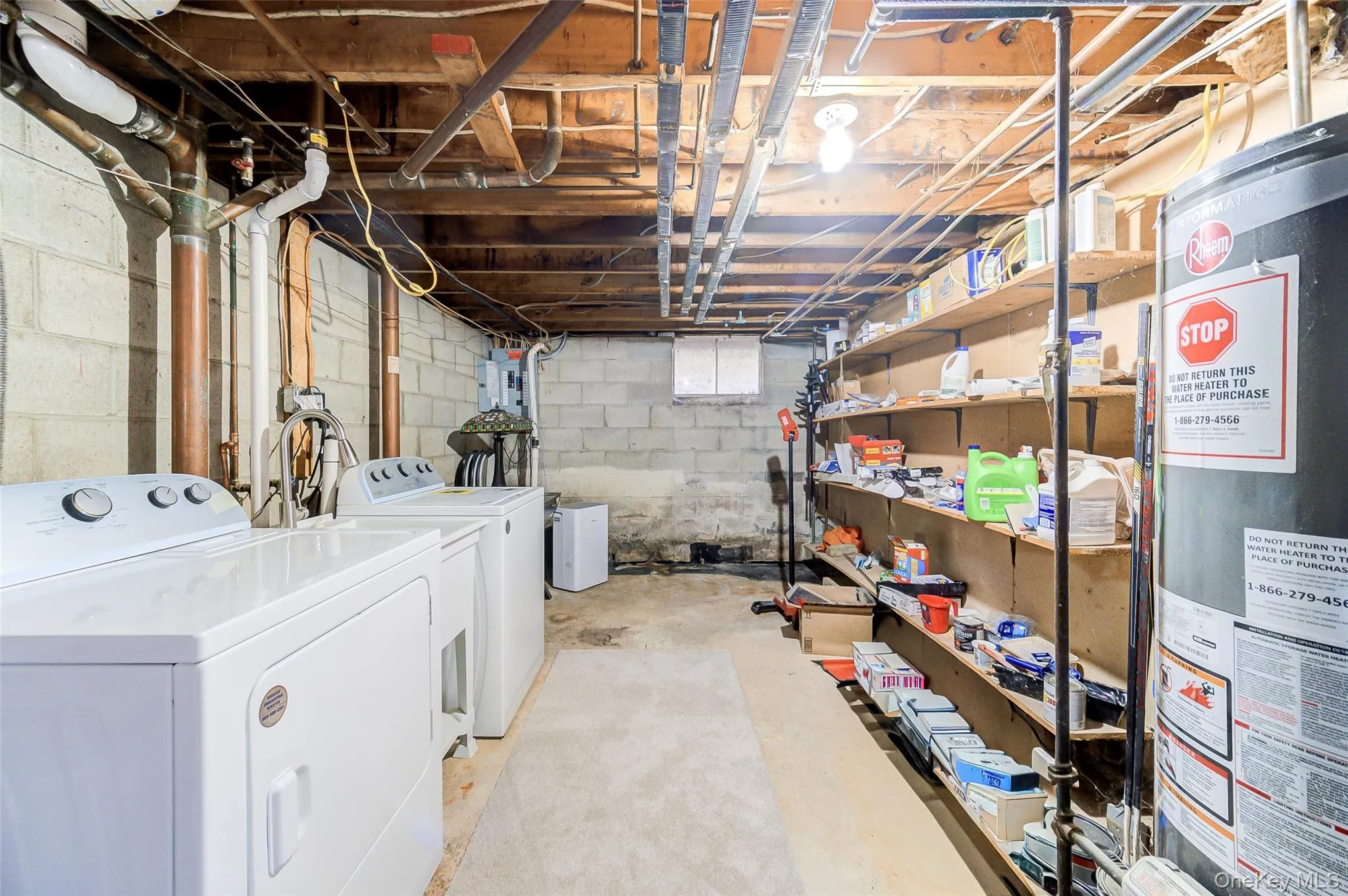 Located in basement utility area has accessory sink for ease. Located in basement utility area has accessory sink for ease.