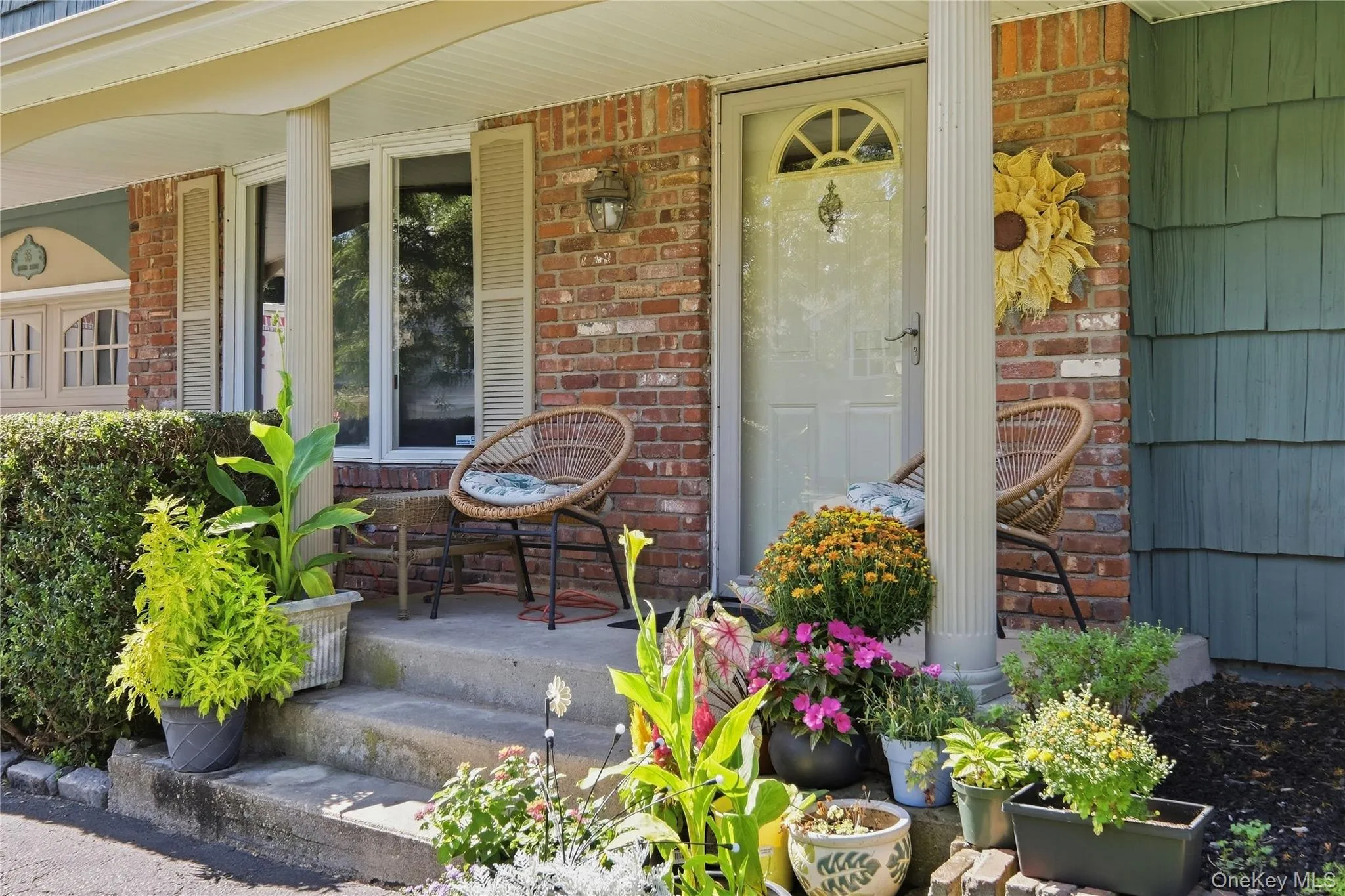 Front covered porch Front covered porch