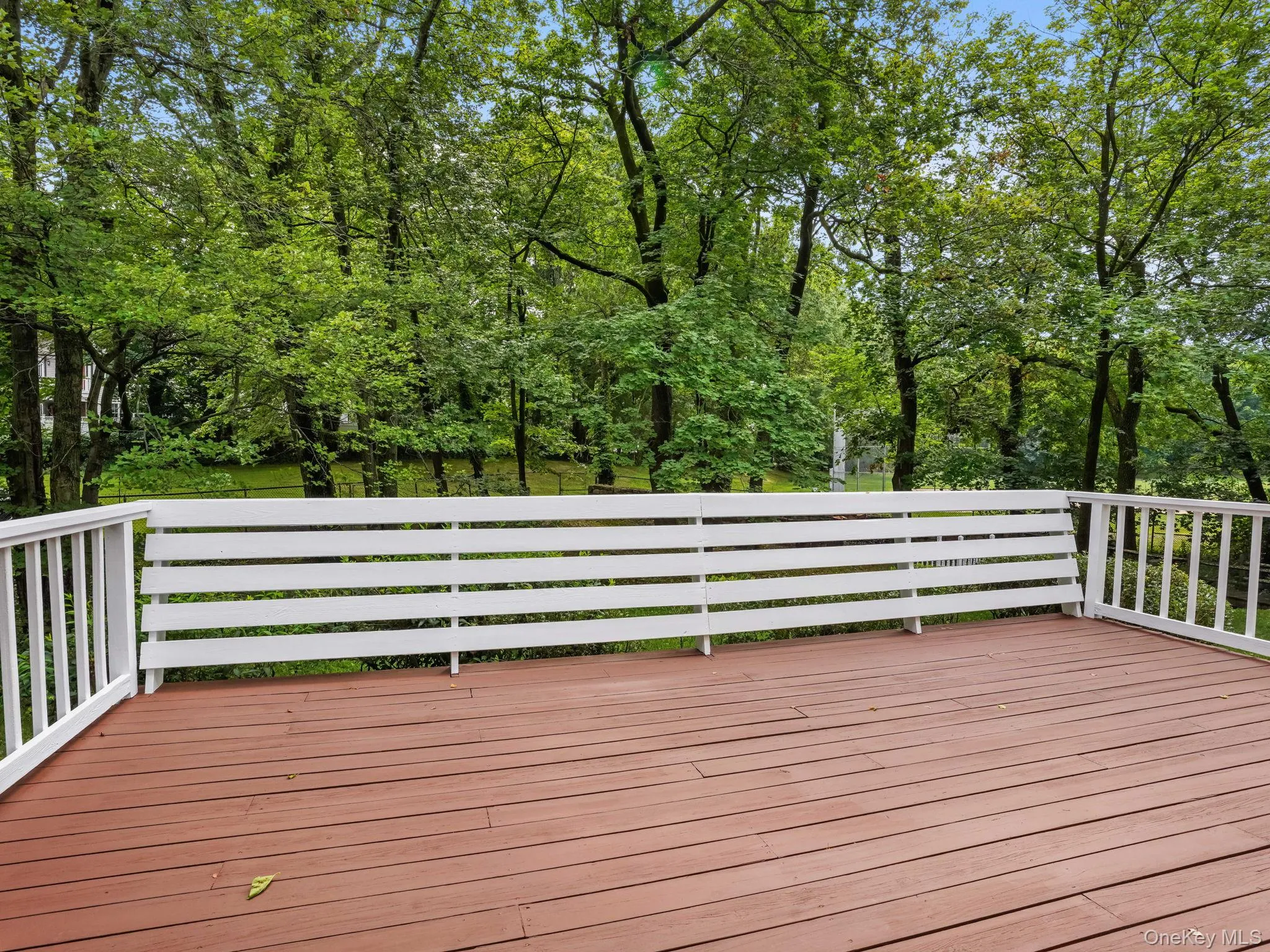 View of wooden deck View of wooden deck
