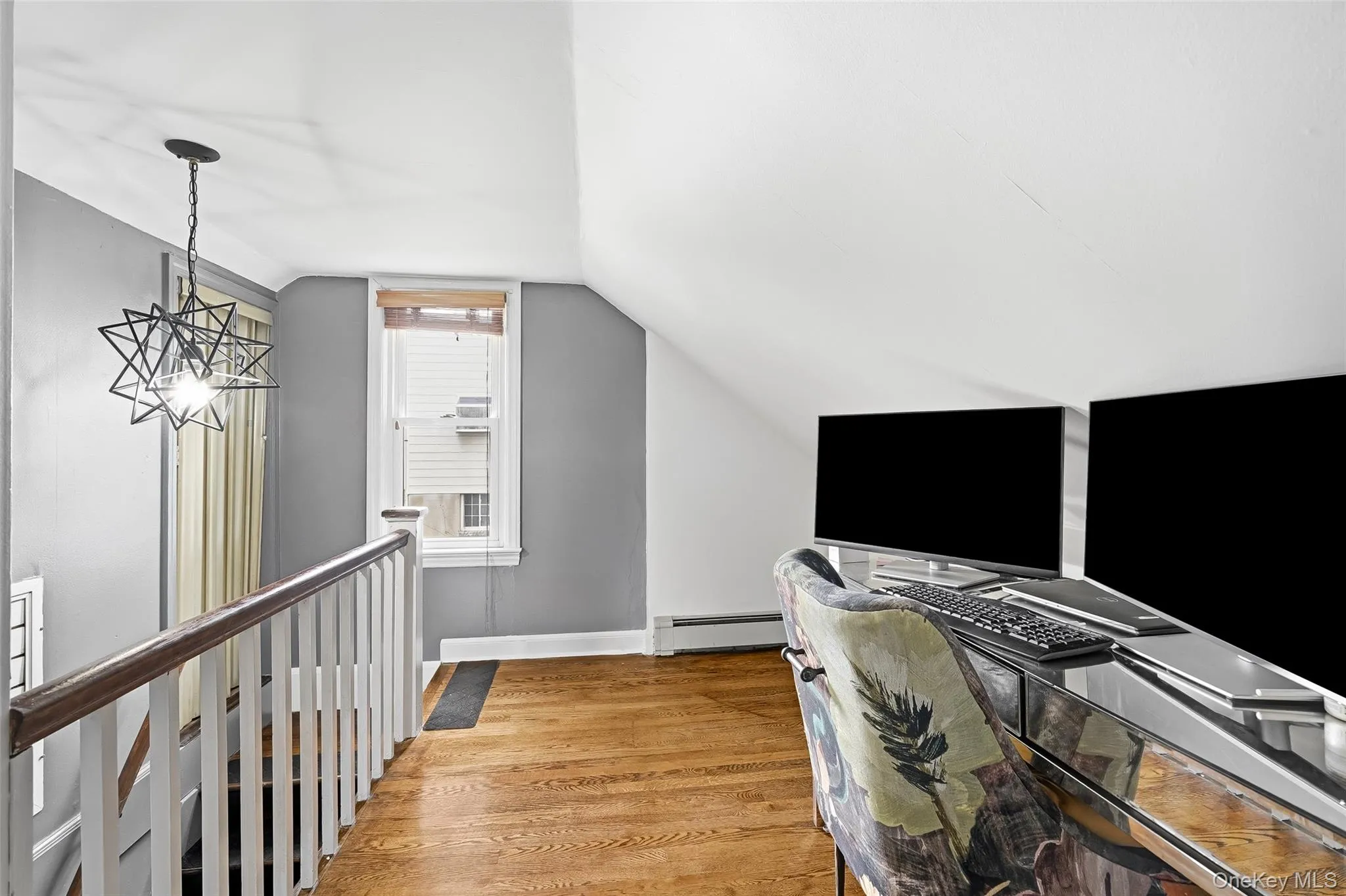 Landing doubles as a Home Office Landing doubles as a Home Office