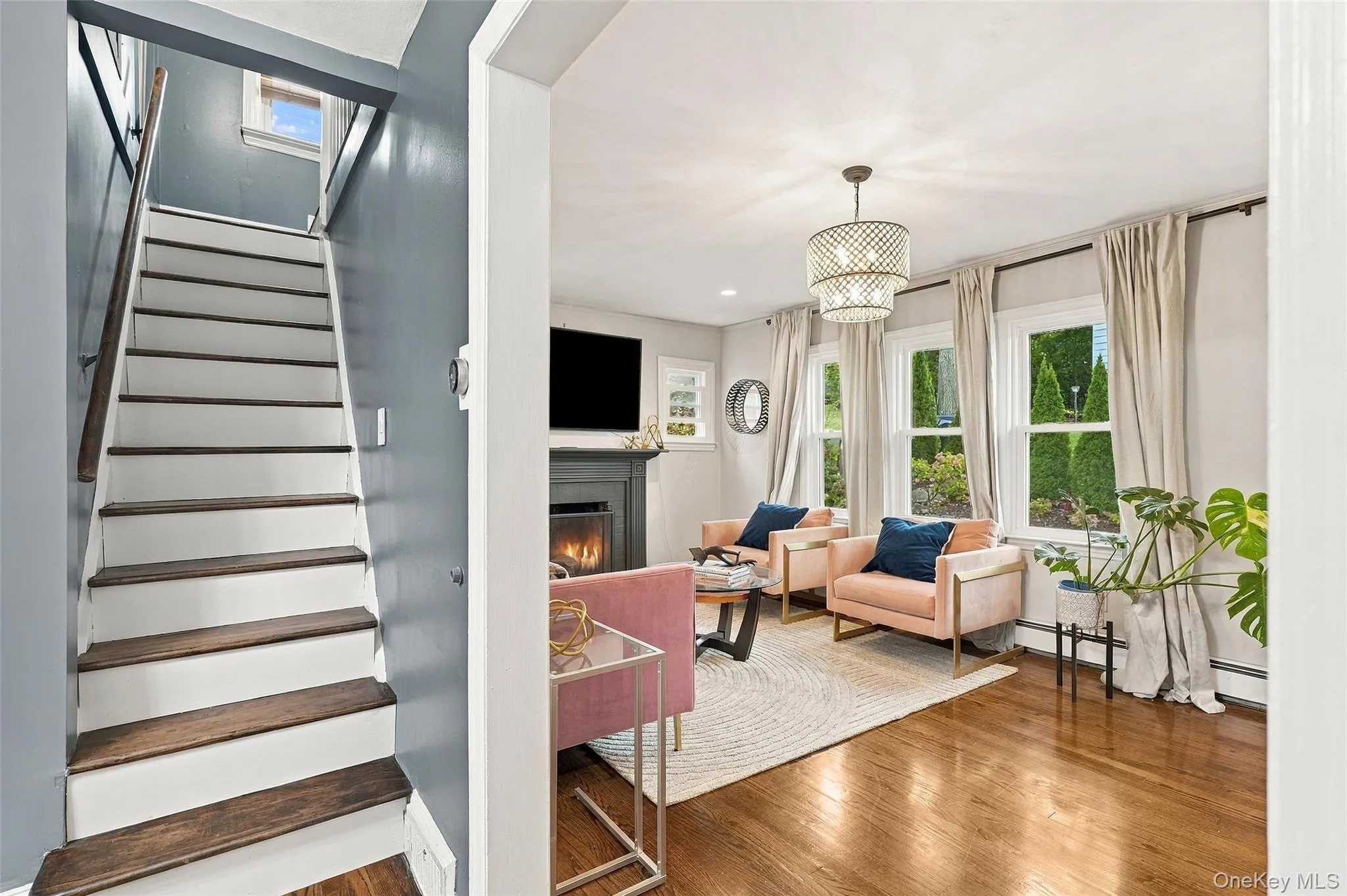Stairs leading to office space and 3rd Bedroom Stairs leading to office space and 3rd Bedroom