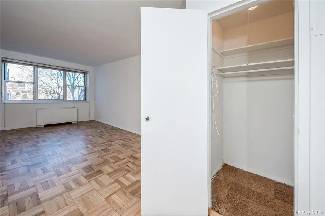 Very bright living room, walk in closet Very bright living room, walk in closet