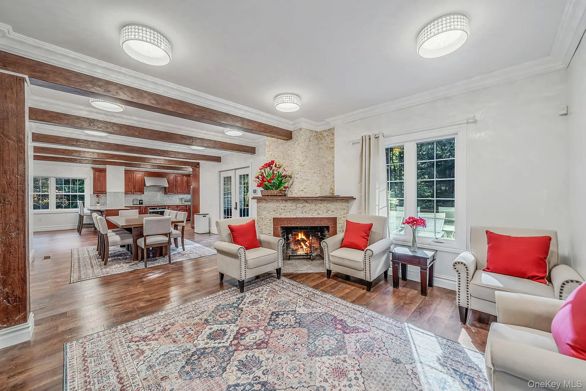 Sitting Room off Den & Dining Room - shares double sided fireplace with DIing Room (not represented) Sitting Room off Den & Dining Room - shares double sided fireplace with DIing Room (not represented)