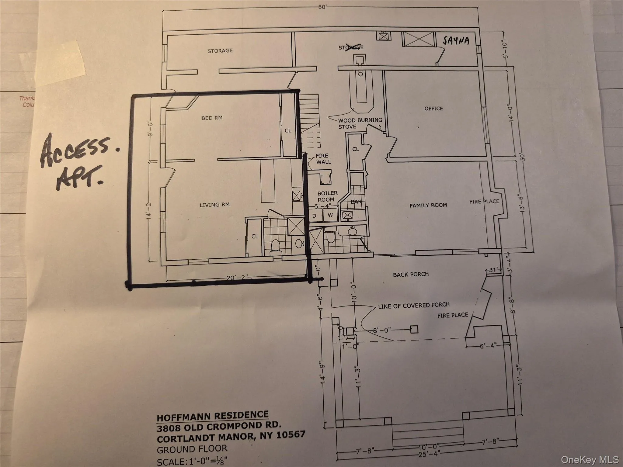 Accessory apartment layout Accessory apartment layout