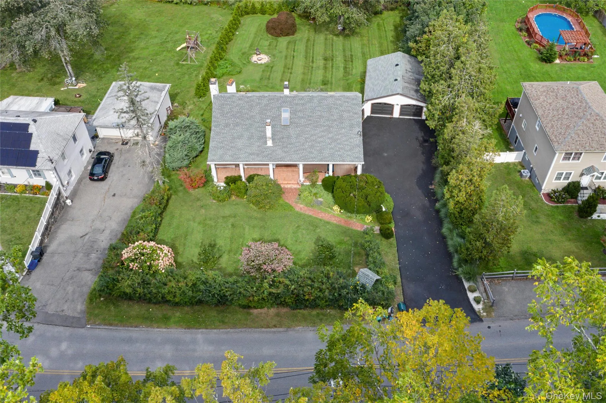 Frontal-aerial view from the South Frontal-aerial view from the South