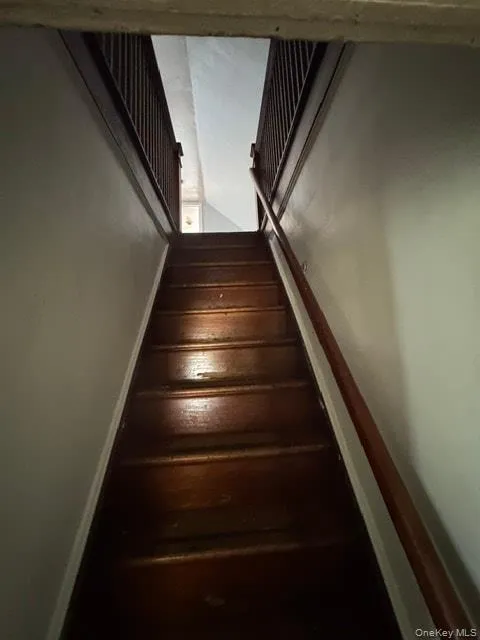 Stairs to second level Stairs to second level
