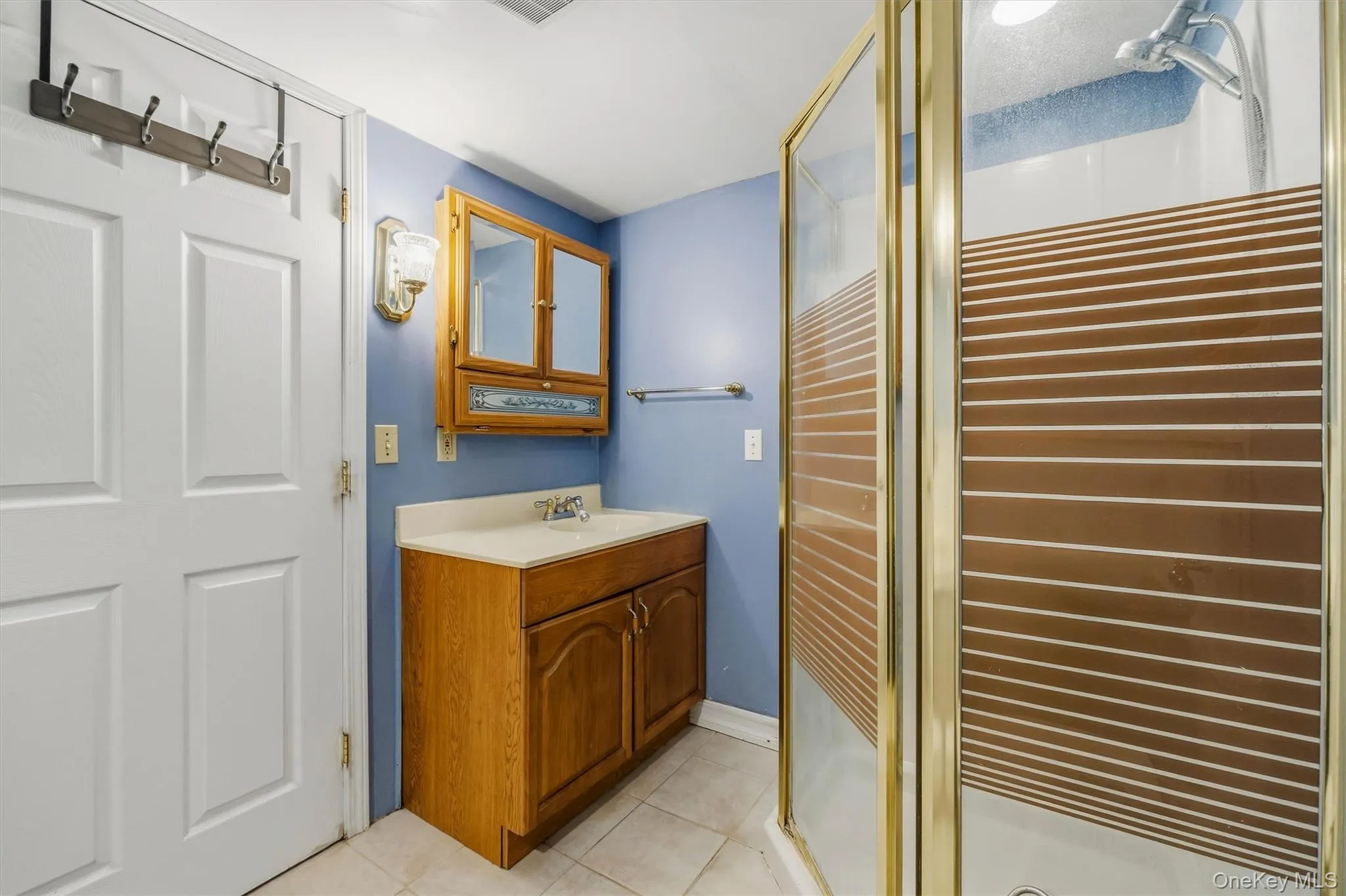 Lower level bathroom with shower and tub. Lower level bathroom with shower and tub.