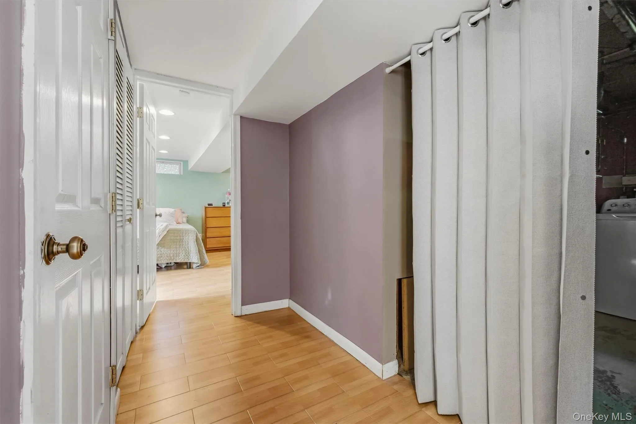 Lower level hallway. Lower level hallway.