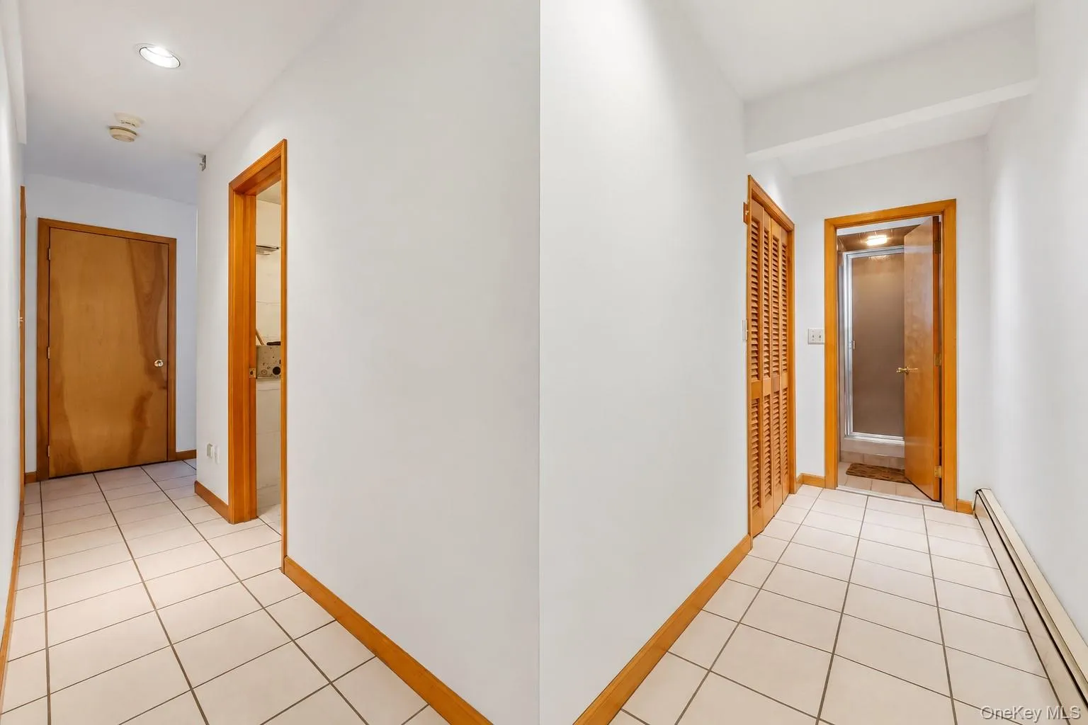 Basement hallway Basement hallway