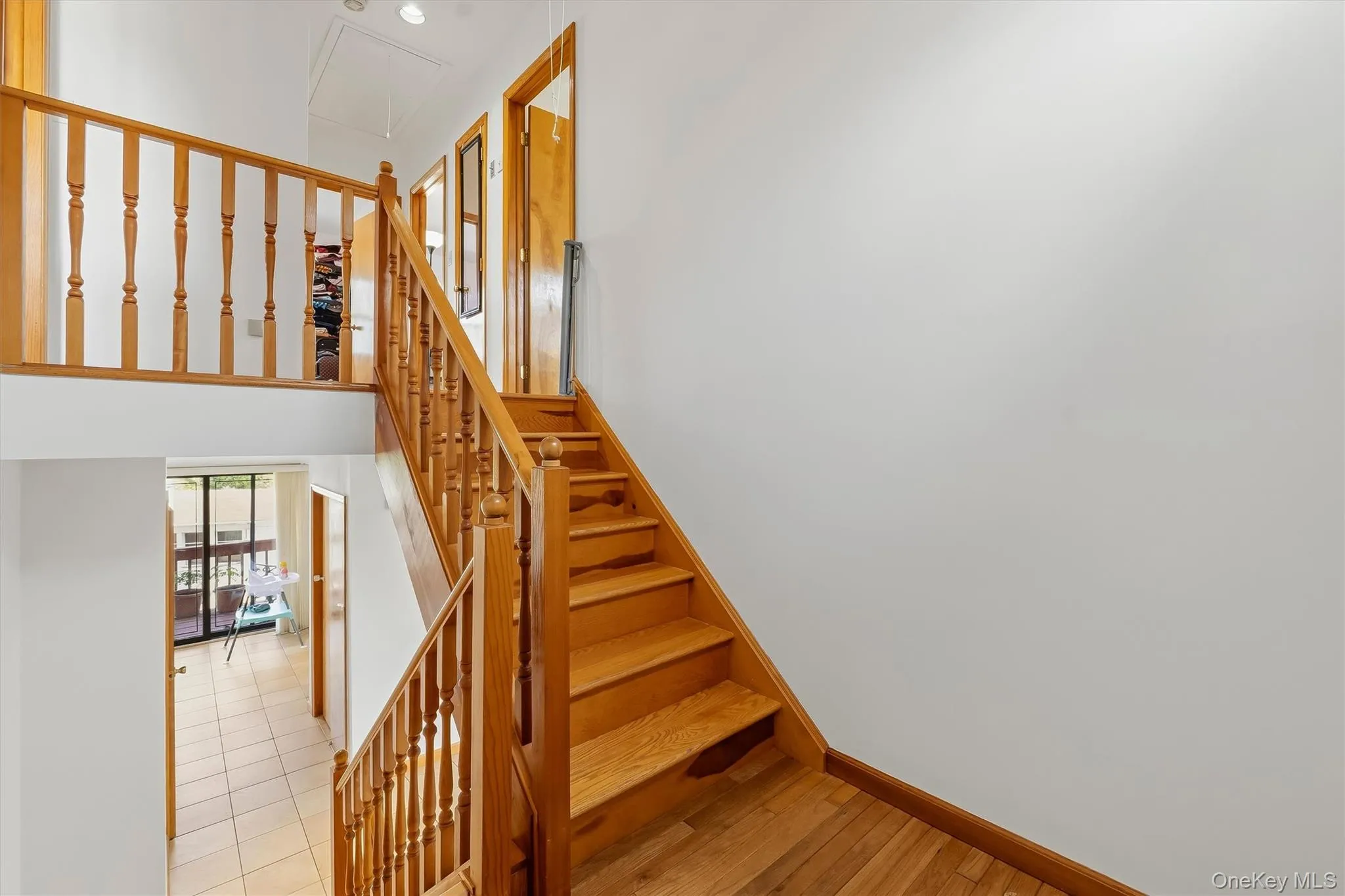 Stairs to the second floor Stairs to the second floor
