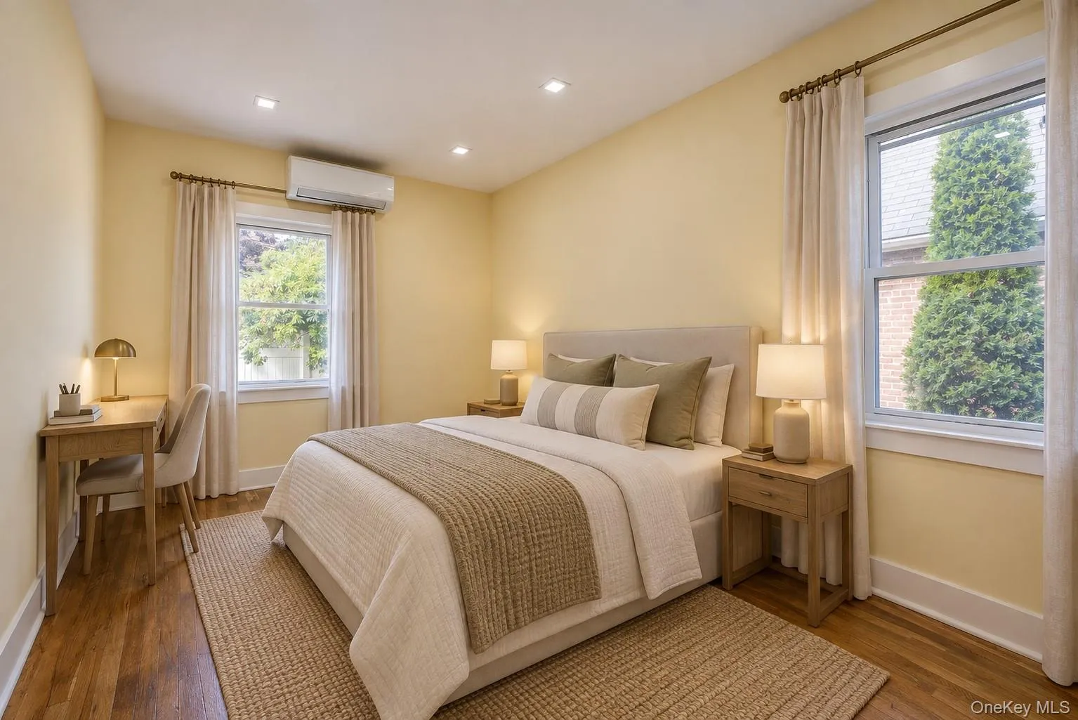 Virtually staged bedroom 1 Virtually staged bedroom 1