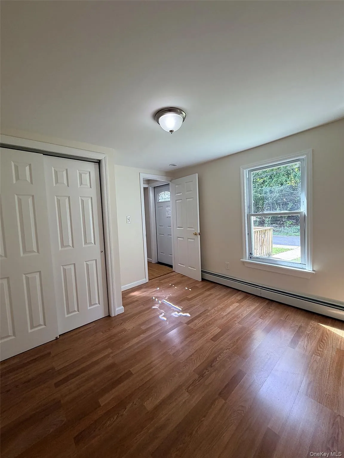 The home has 3 bedrooms including this one on the first floor. The home has 3 bedrooms including this one on the first floor.