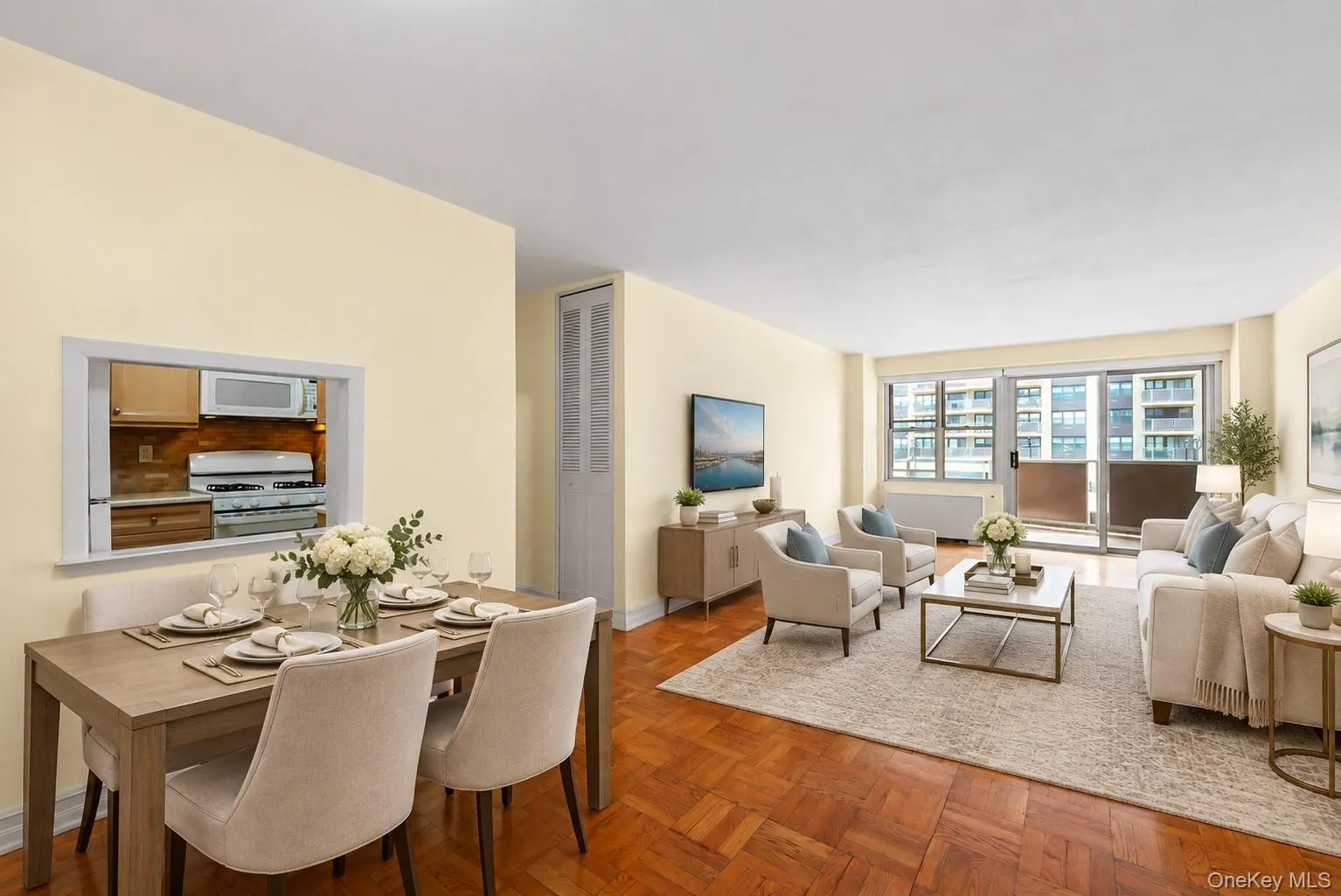 Staged Dining/Living Space Staged Dining/Living Space