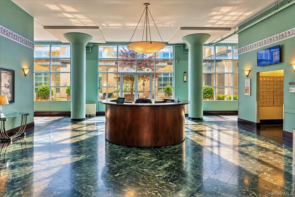 Concierge at the front desk - security and services Concierge at the front desk - security and services