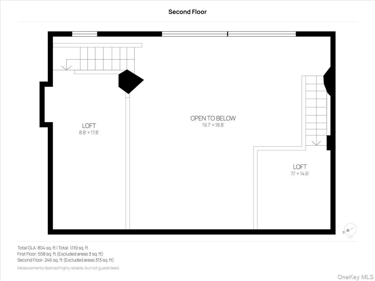 Second floor (two lofts) Second floor (two lofts)