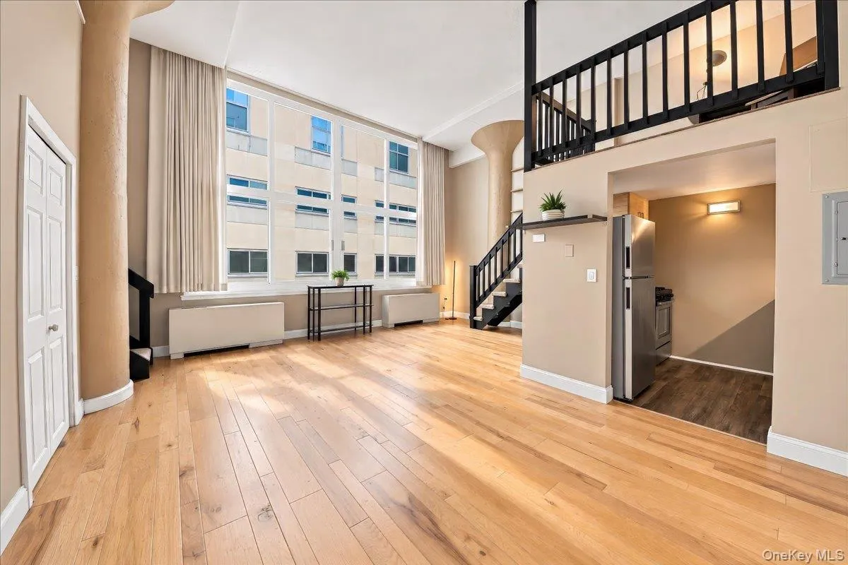 Open layout of living, dining and kitchen Open layout of living, dining and kitchen