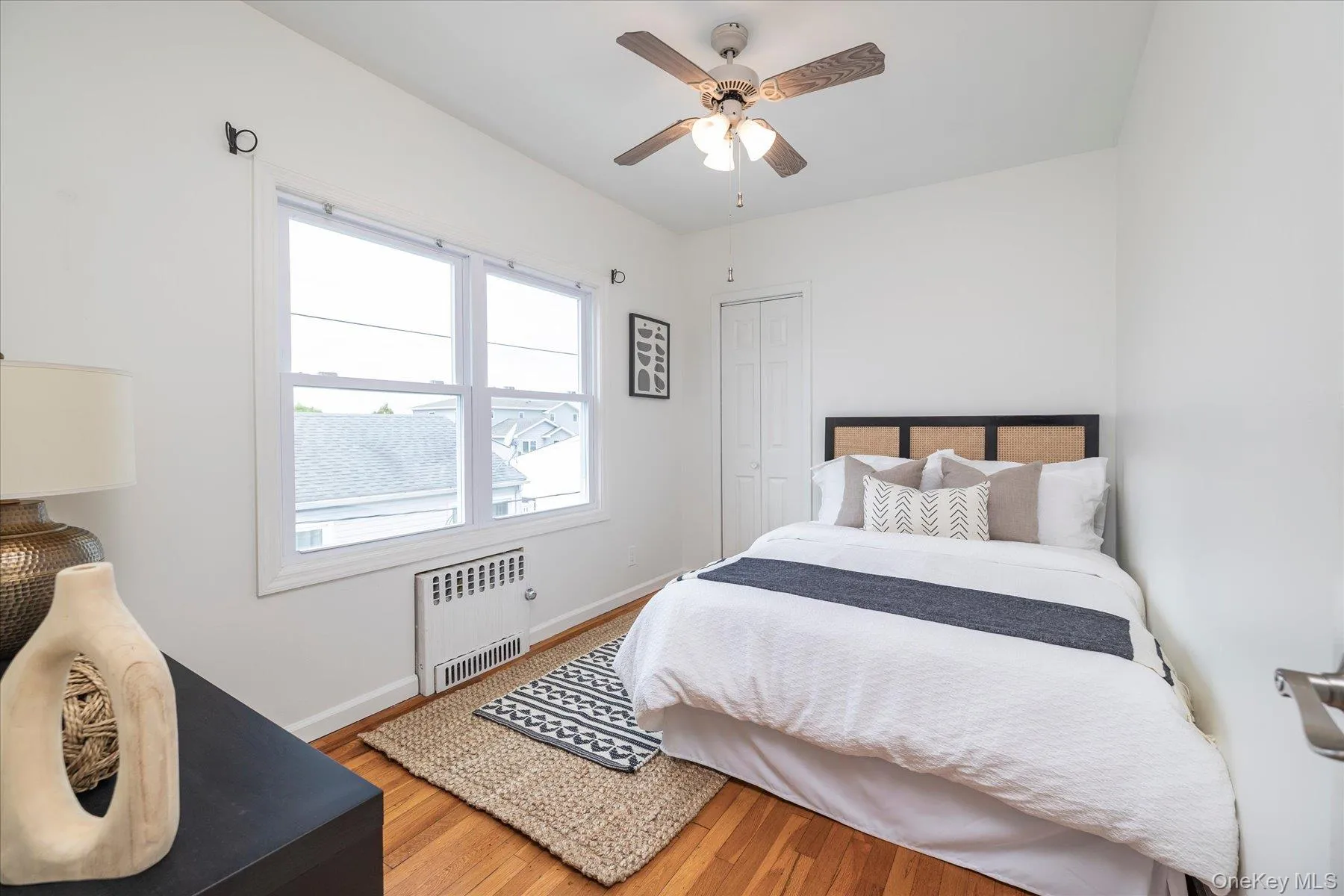 Bedroom with hardwood floors Bedroom with hardwood floors