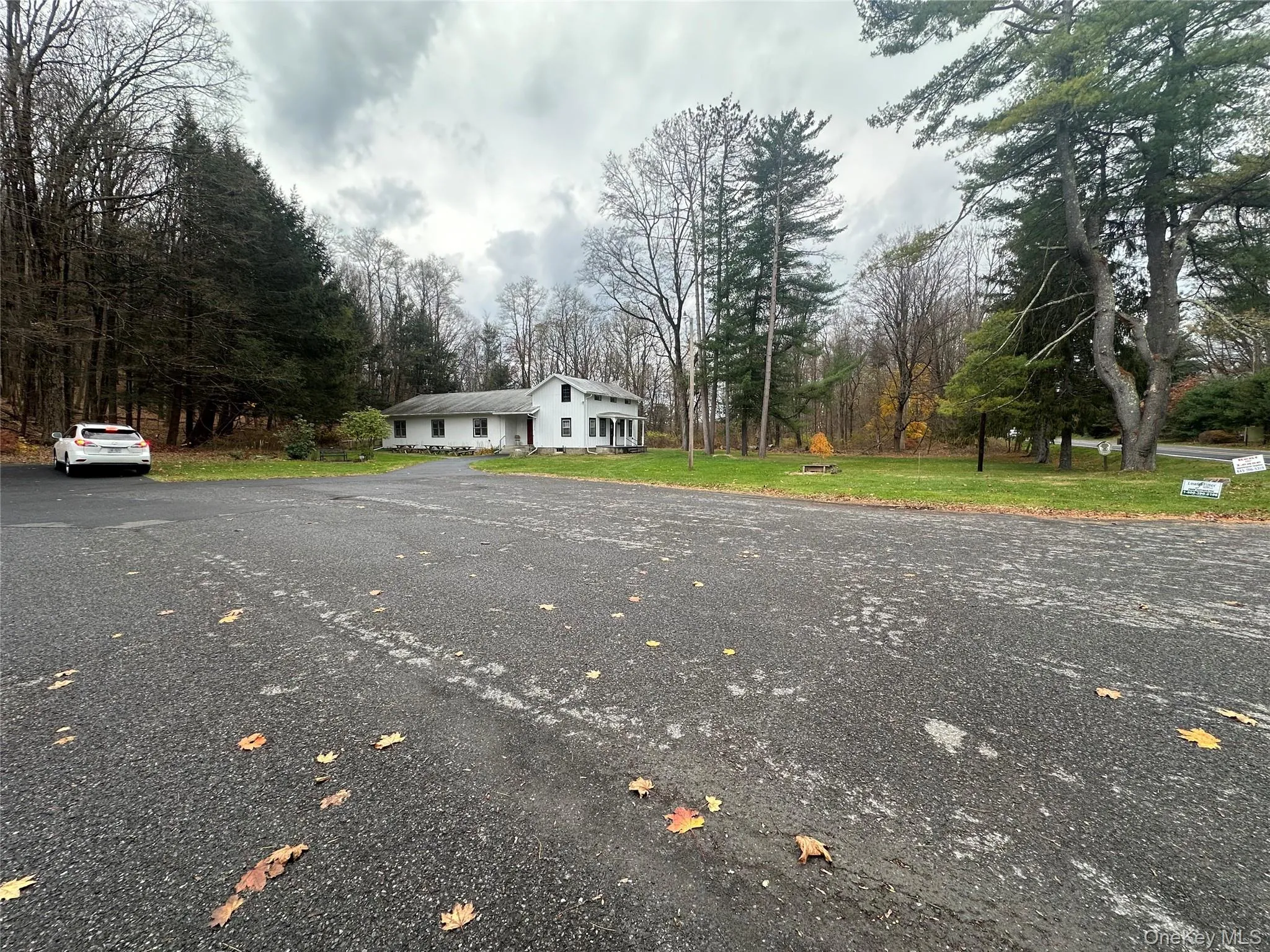 View of asphalt road View of asphalt road