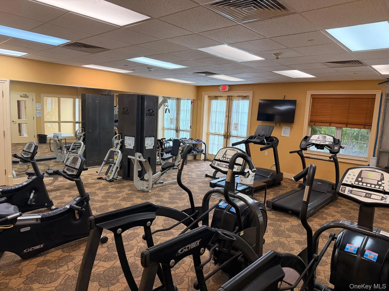 Exercise Gym with private male & female locker rooms Exercise Gym with private male & female locker rooms