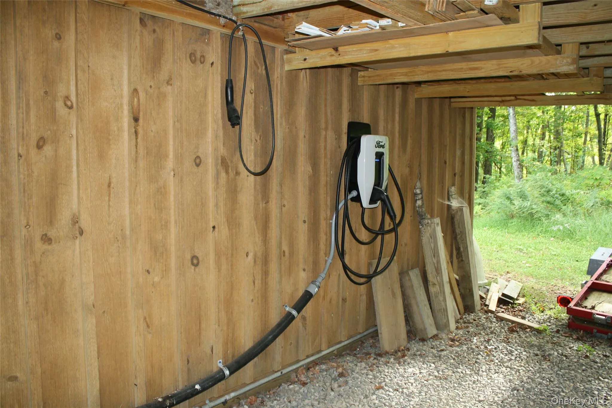 Electric car charging area Electric car charging area