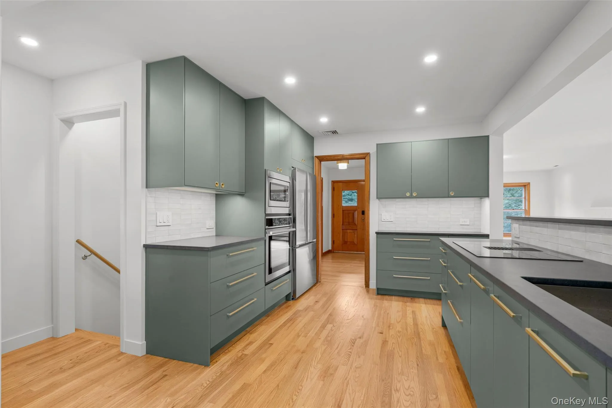 New kitchen with generous counter and cabinetry New kitchen with generous counter and cabinetry