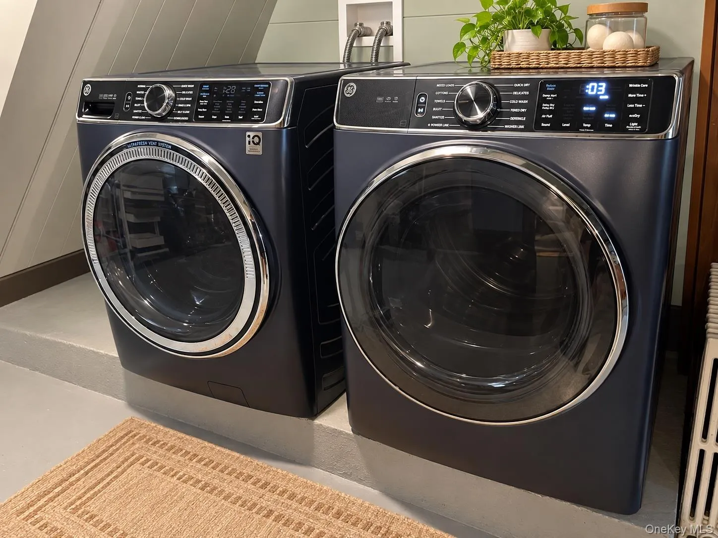 Full size washer and dryer in the basement is shared between the two units. Full size washer and dryer in the basement is shared between the two units.
