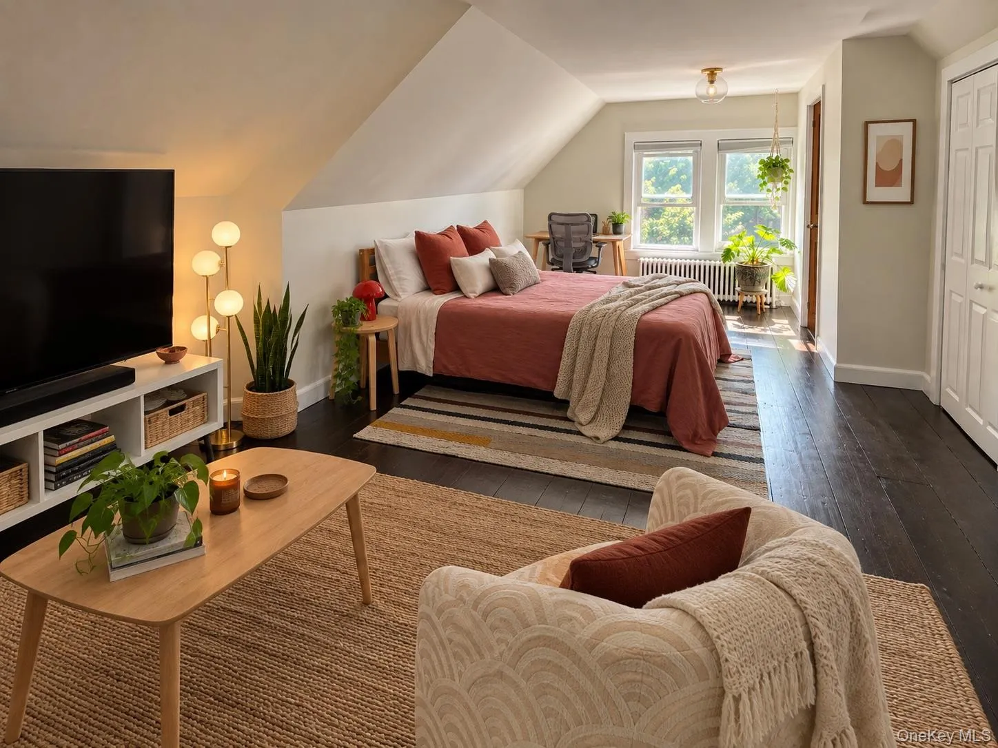 Virtually Staged. Upstairs Bedroom Suite features a full bathroom and walk-in closet. Virtually Staged. Upstairs Bedroom Suite features a full bathroom and walk-in closet.