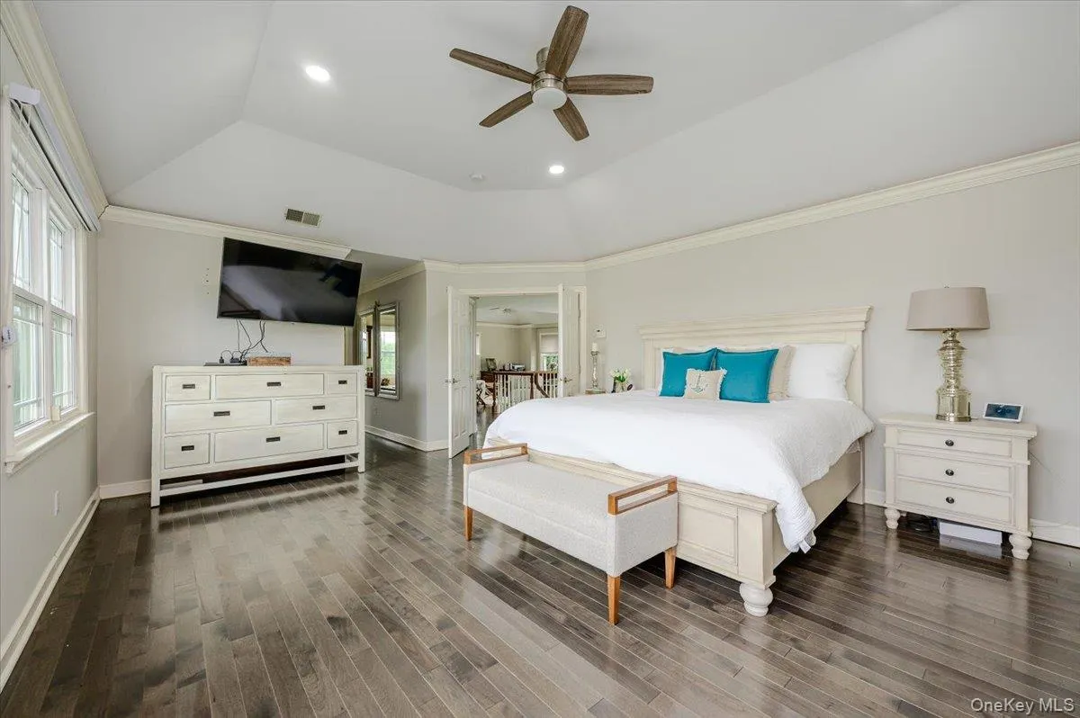 Primary BR En-Suite w/ Full Bath and 2 Closets. Crown molding. Primary BR En-Suite w/ Full Bath and 2 Closets. Crown molding.