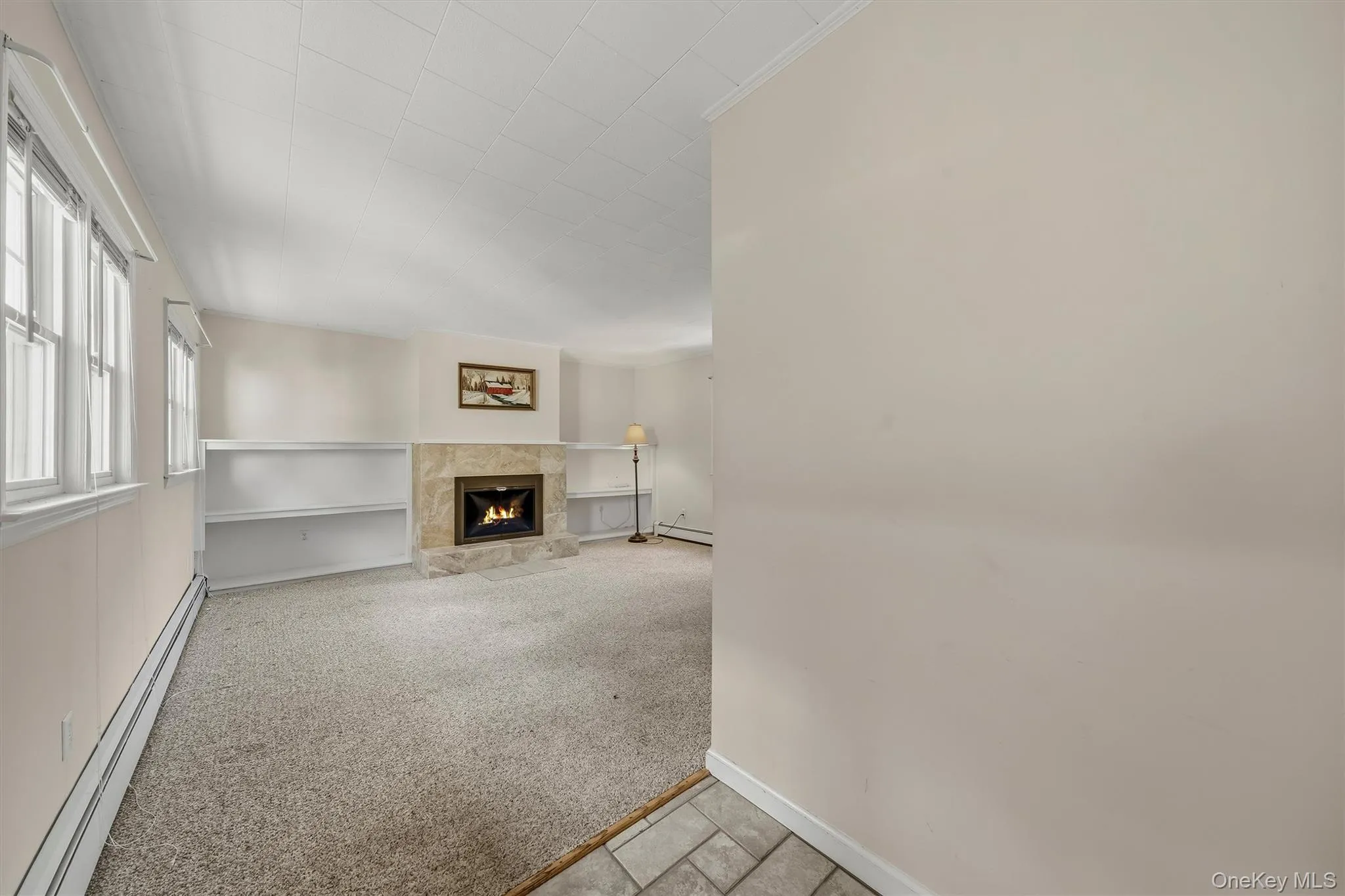 Large Living Rm with a Fireplace Large Living Rm with a Fireplace