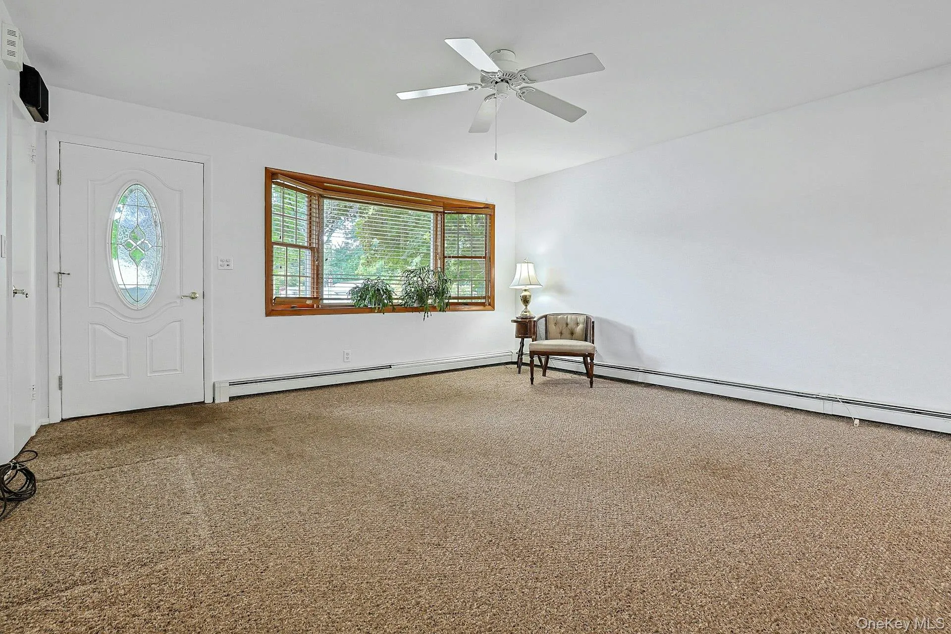 Living room with bay window. Living room with bay window.
