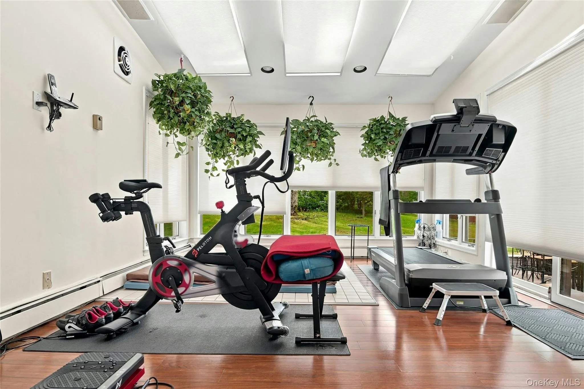 Gym room off kitchen Gym room off kitchen