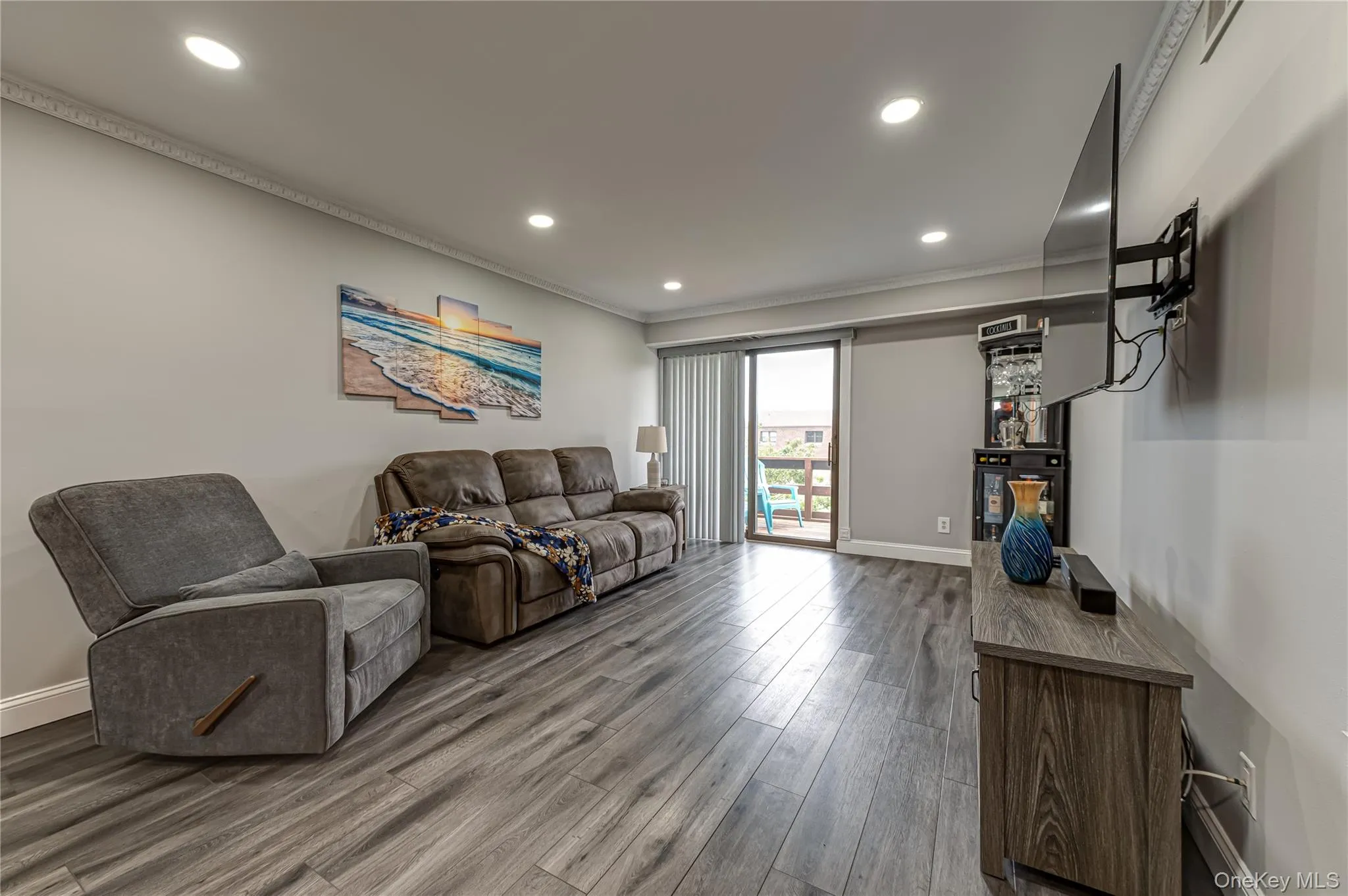 Living Room with Recessed Lighting Living Room with Recessed Lighting